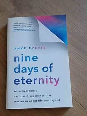 Nine Days of Eternity Paperback - White with Blue/Pink Text